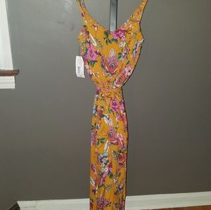 A.N.A. Floral Jumpsuit